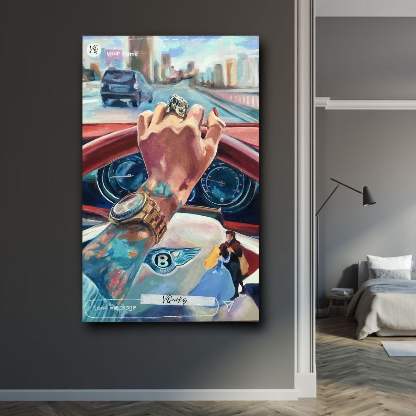 Luxury Instagram Life Canvas Painting