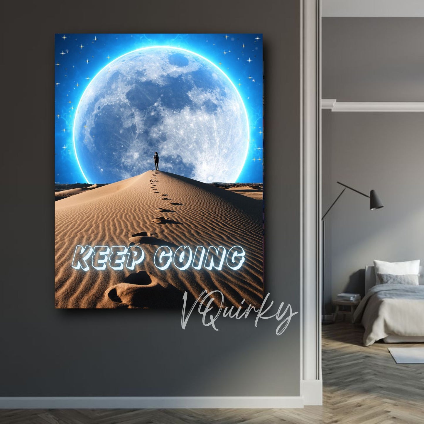 Keep Going V2 Canvas Painting