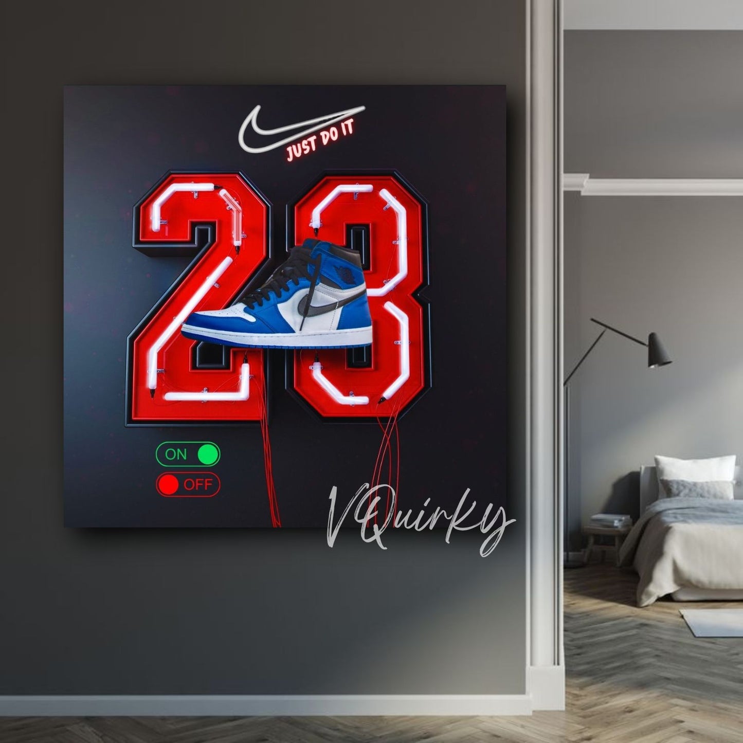 Nike 23 Jordan Canvas Painting