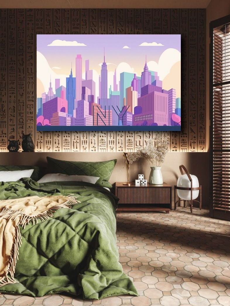New York Skyline Canvas Painting