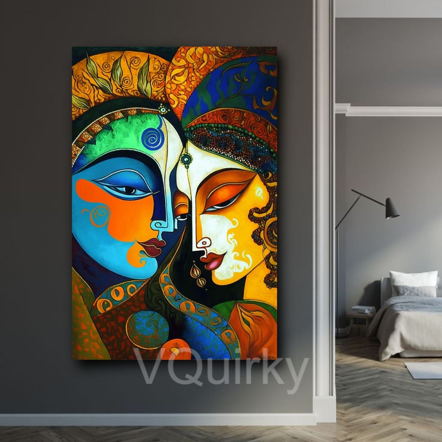 RADHA KRISHAN JI Canvas Painting