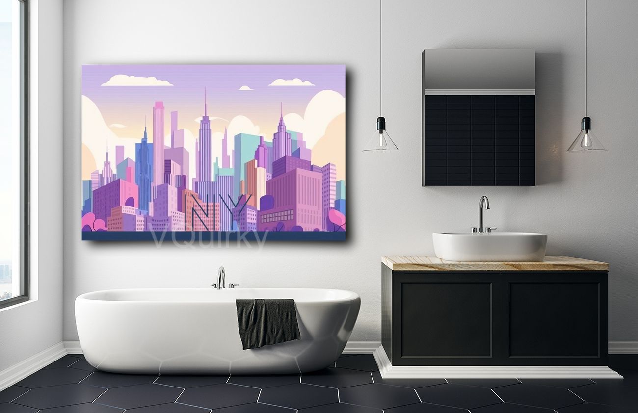 New York Skyline Canvas Painting