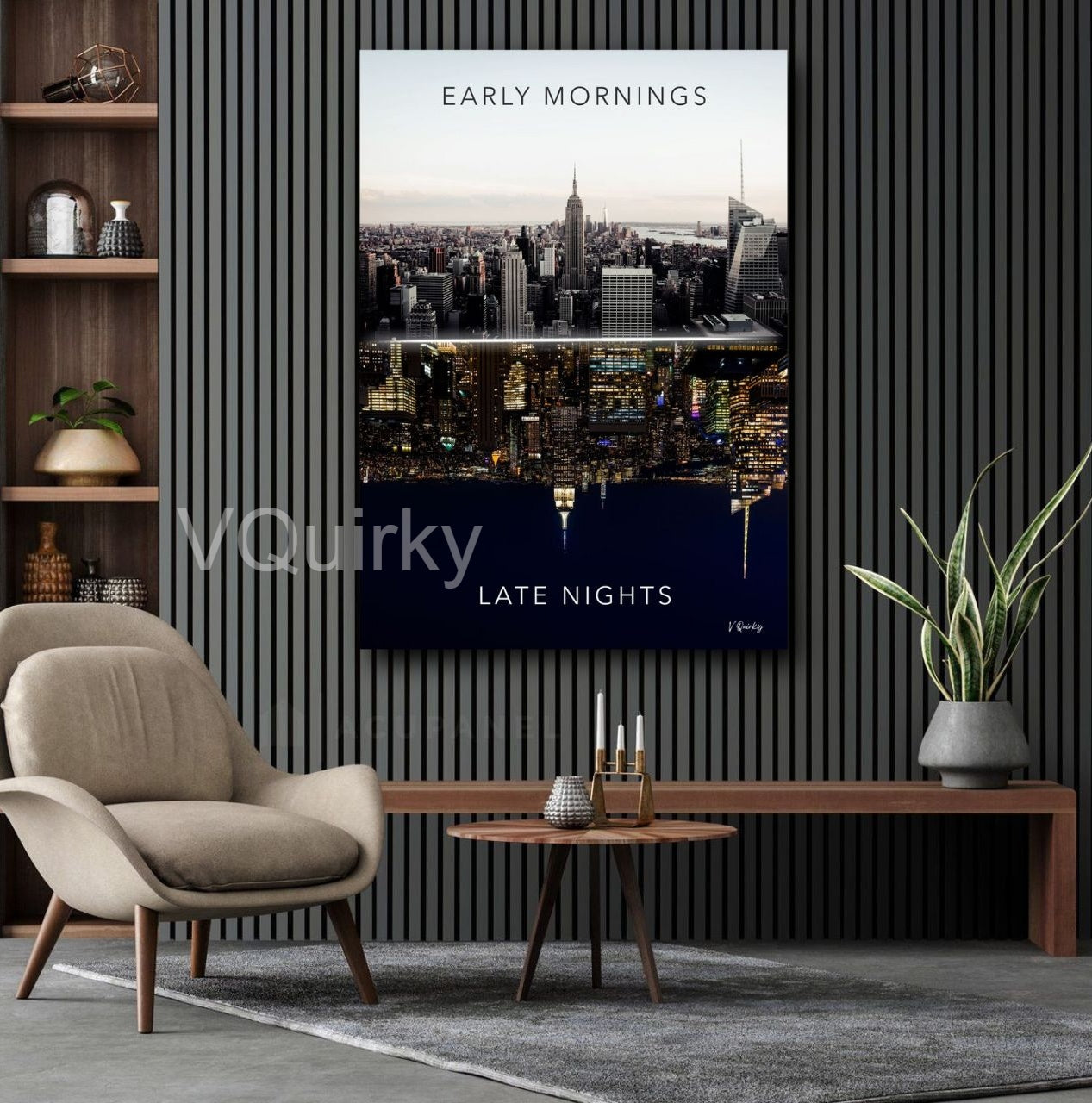Early Mornings Late Nights Canvas Painting