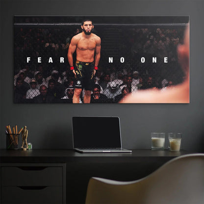 Islam Makhachev UFC Fear No One Canvas Painting