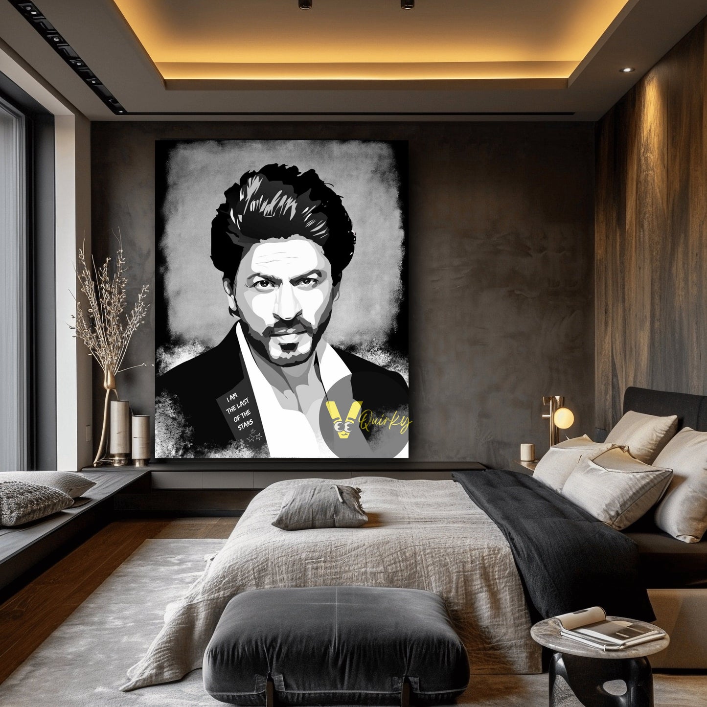Shahrukh Khan Canvas Painting