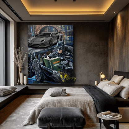 Batman Vertical Canvas Painting
