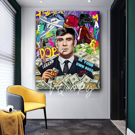 Peaky Blinders Thomas Shelby 3 Canvas Painting