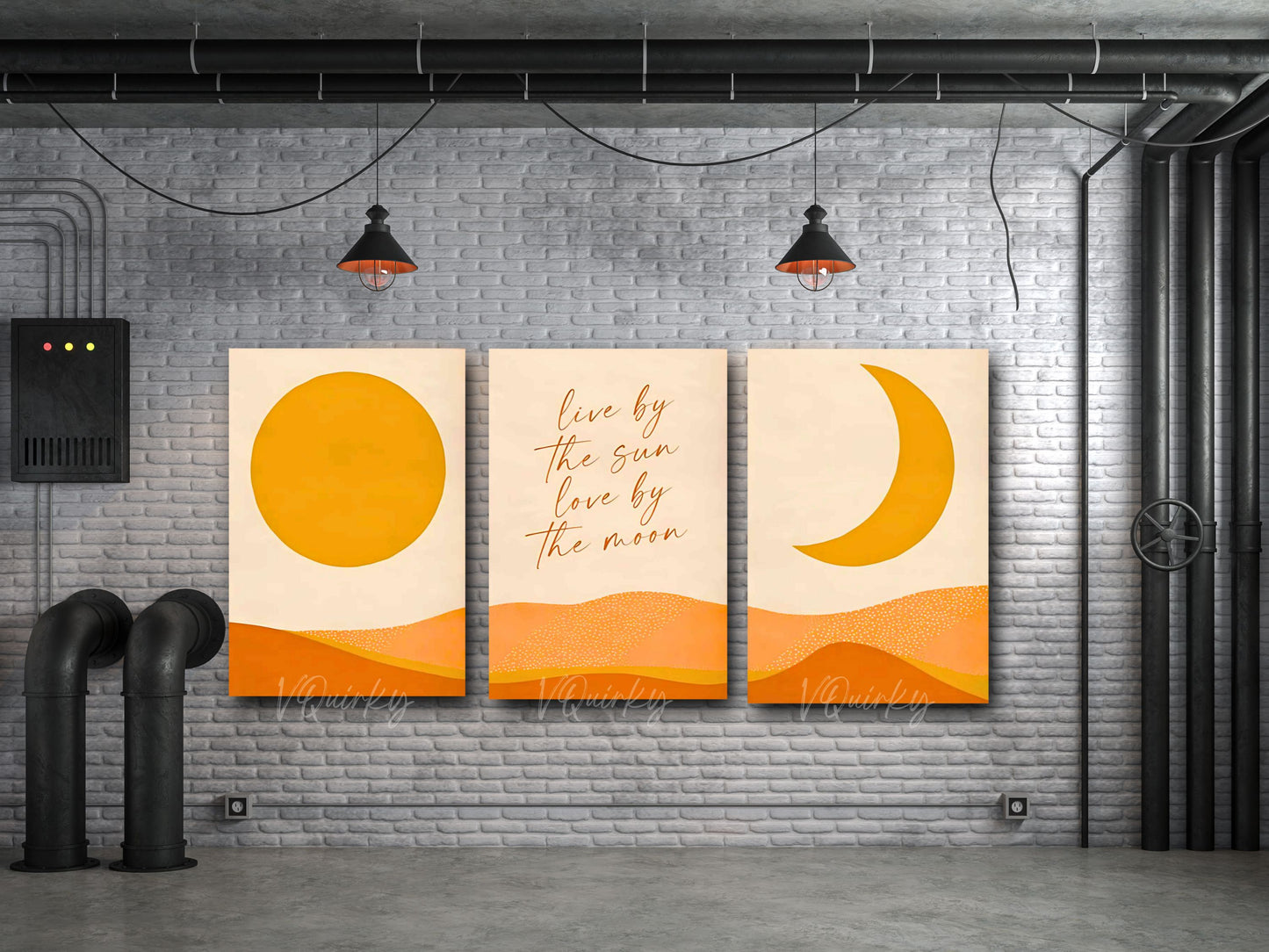 Boho Quote - Set Of 3 Canvas Painting