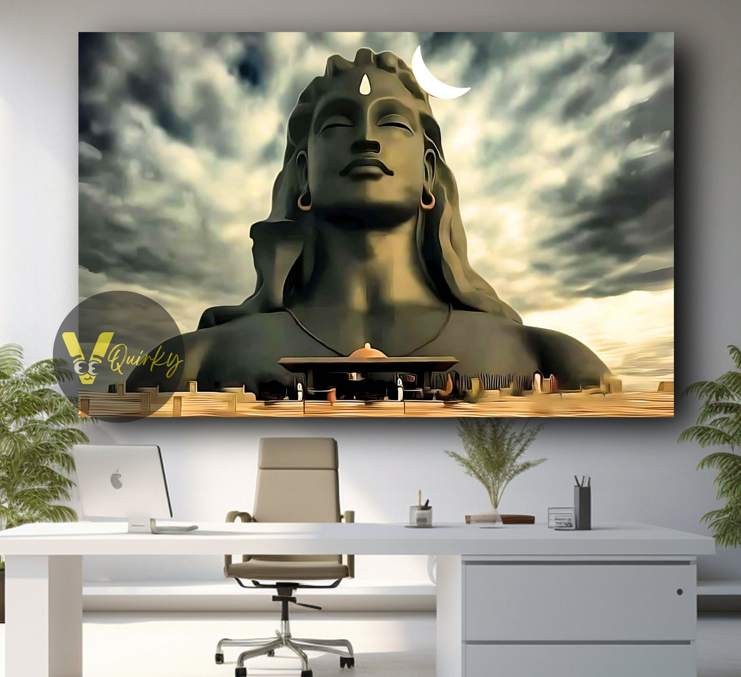 Adiyogi Shiv Ji Canvas Painting