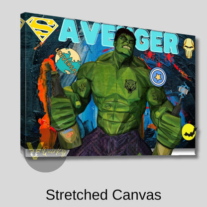 Avenger Hulk Canvas Painting