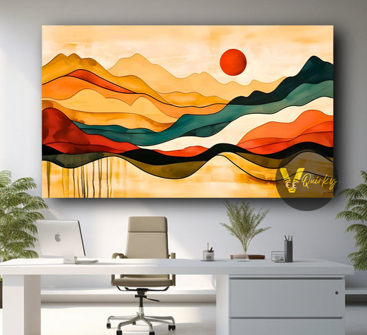 Beautiful Nature Horizontal Canvas Painting