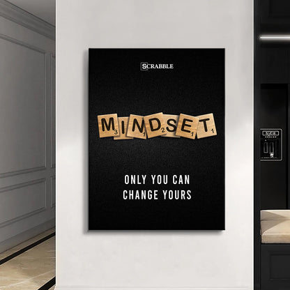 Mindset Only You Can Change Yours Canvas Painting