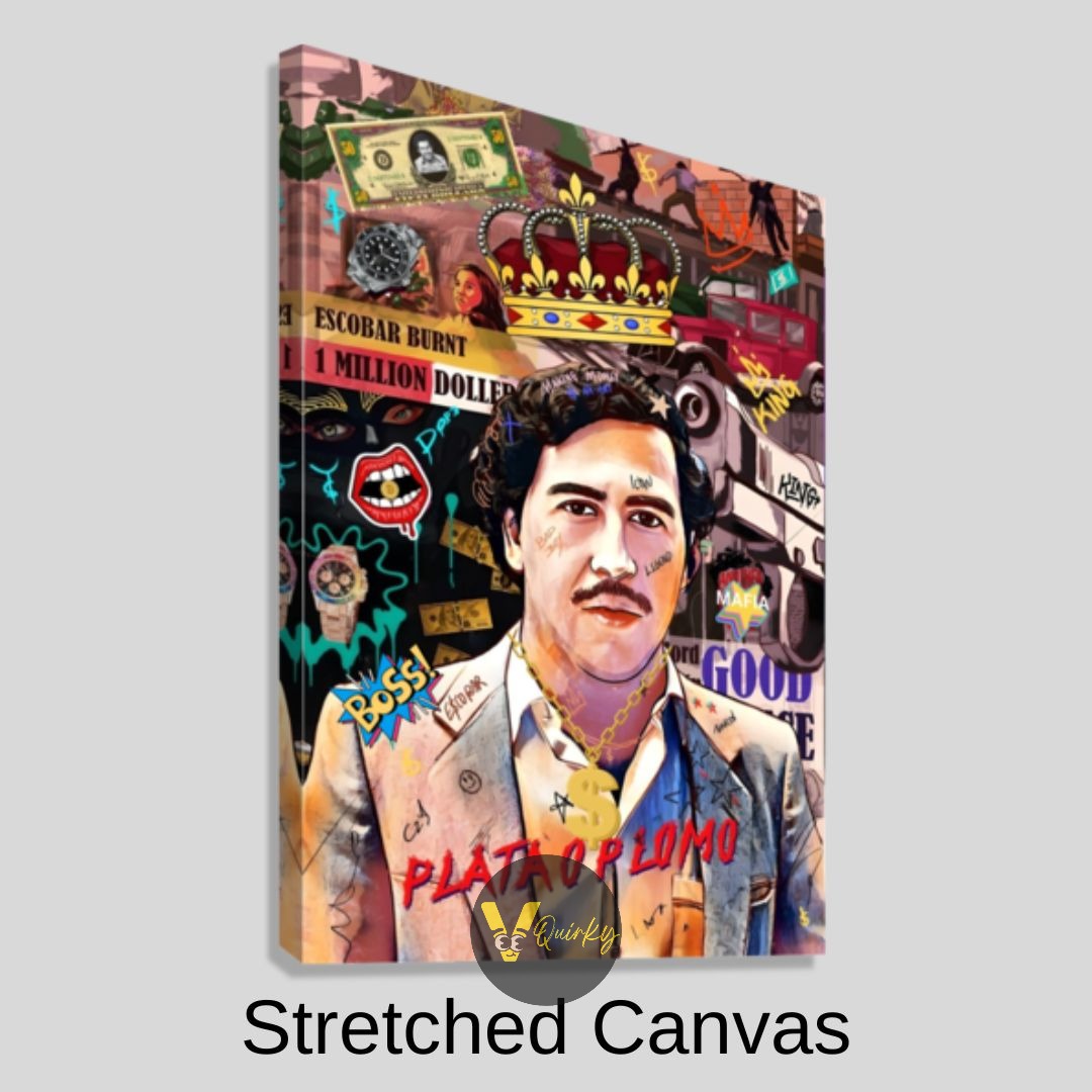 Pablo Escobar Narcos Canvas Painting