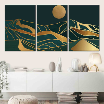 Boho Amazing - Set Of 3 Canvas Painting