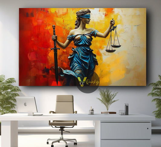 Justice Law Order H1 Canvas Painting