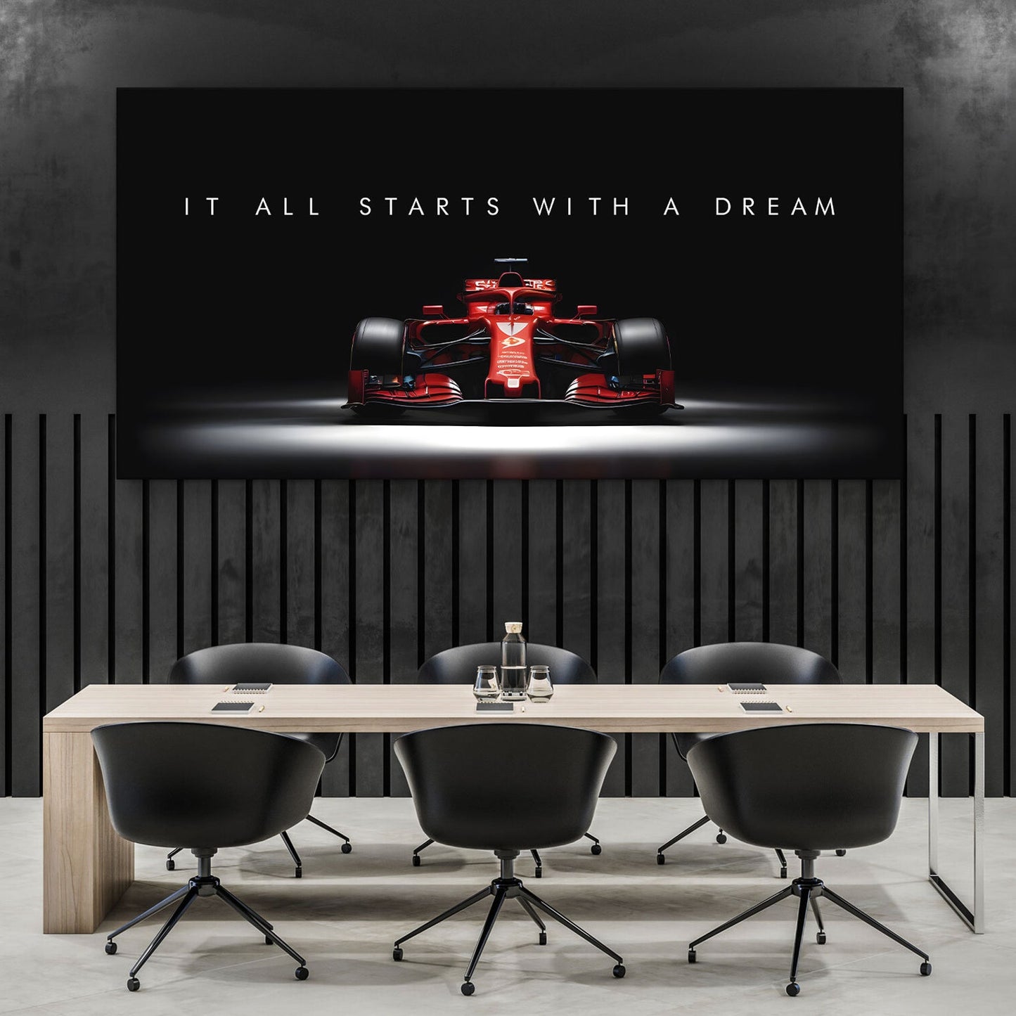 F1 It All Starts With A Dream Horizontal 1 Canvas Painting