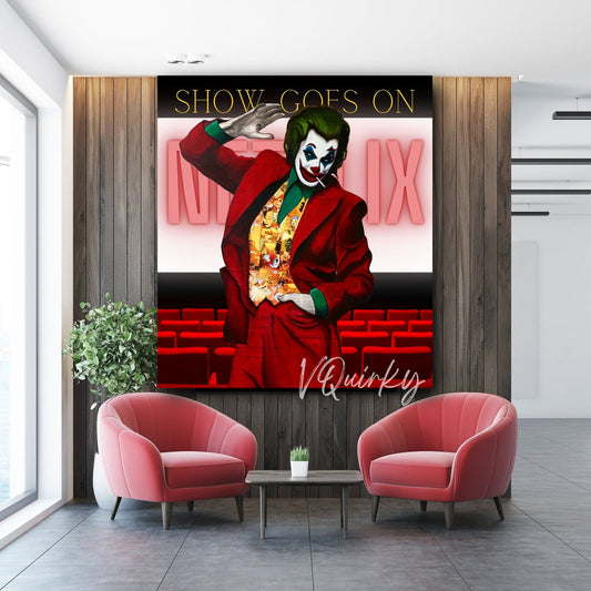 Joker Canvas Painting