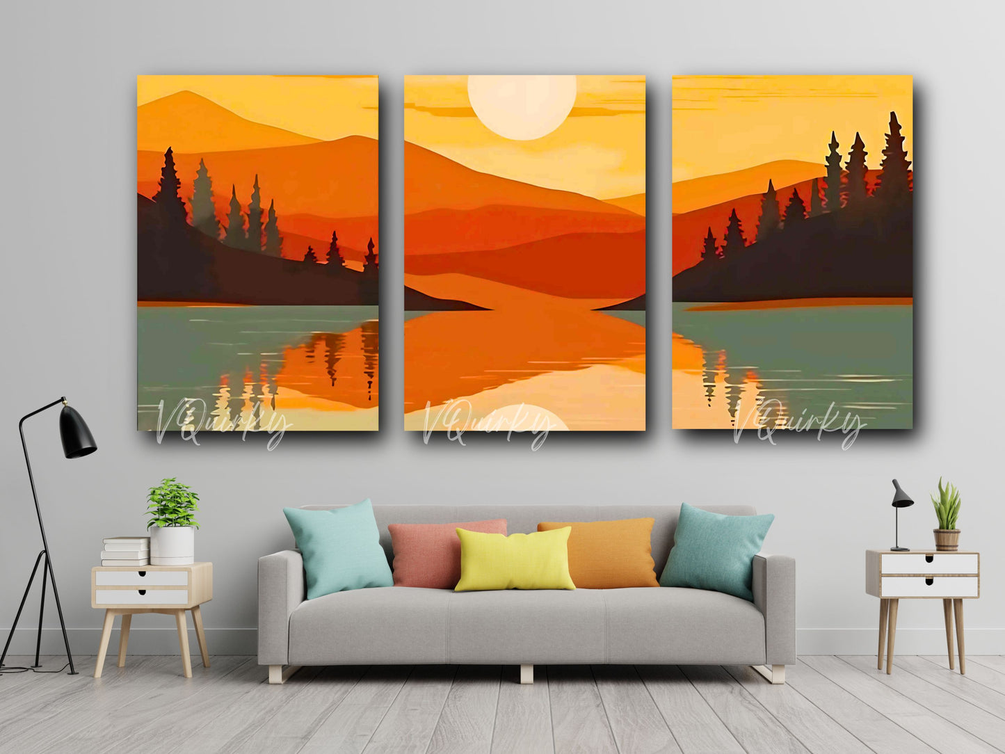 Boho Beautiful - Set Of 3 Nature Canvas Painting