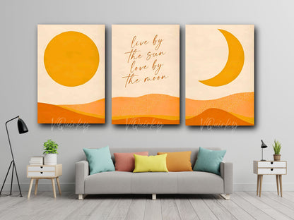 Boho Quote - Set Of 3 Canvas Painting