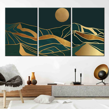 Boho Amazing - Set Of 3 Canvas Painting