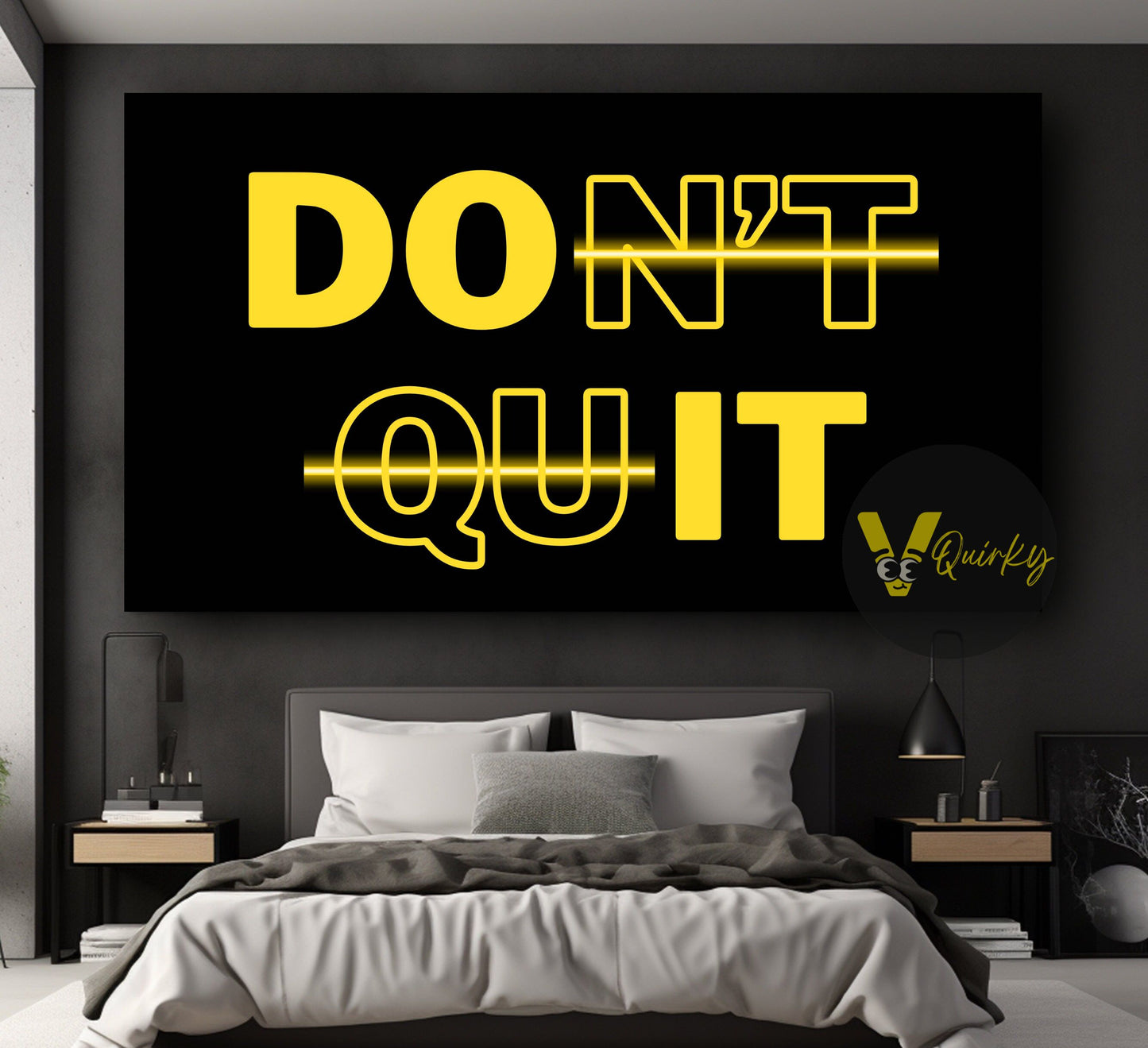 Don't Quit Canvas Painting