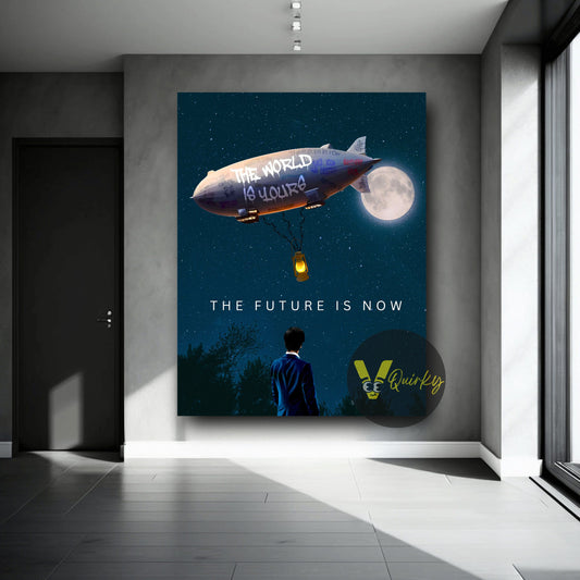 SCARFACE Tony Montana The Future Is Now Canvas Painting