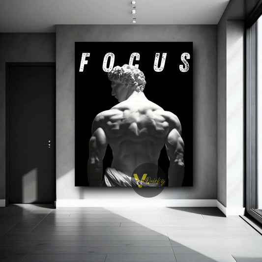 Focus Gym Canvas Painting