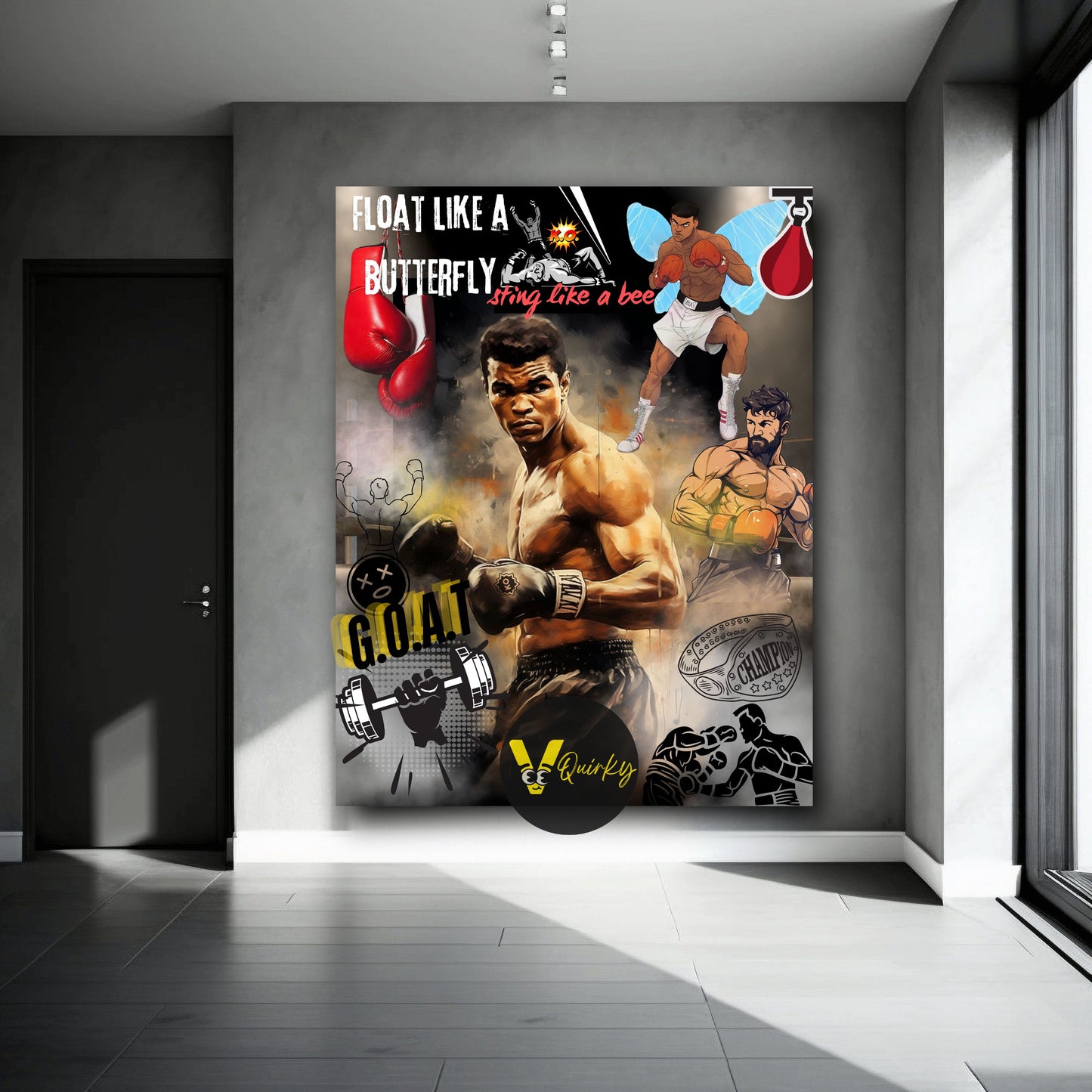 Muhammad Ali Canvas Painting