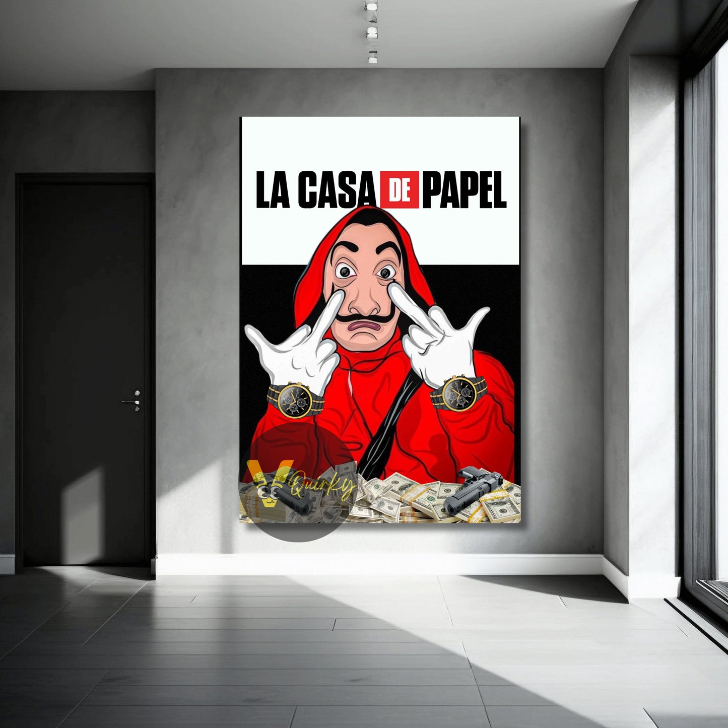 Money Heist (La Casa De Papel ) V1 Canvas Painting