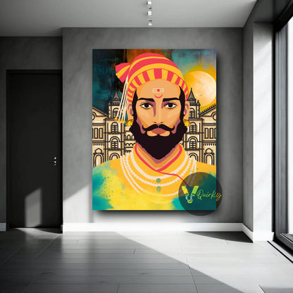 Chhatrapati Shivaji Maharaj V1 Canvas Painting