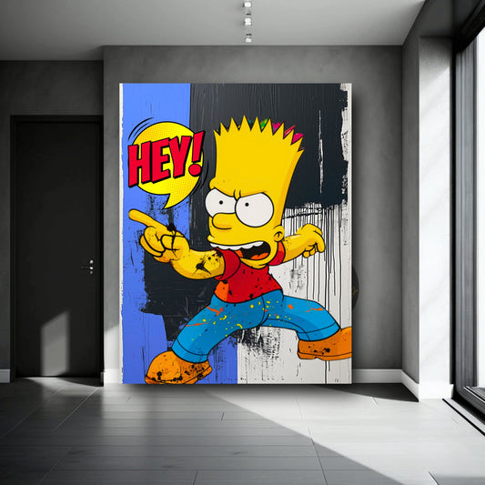 The Simpsons Canvas Painting