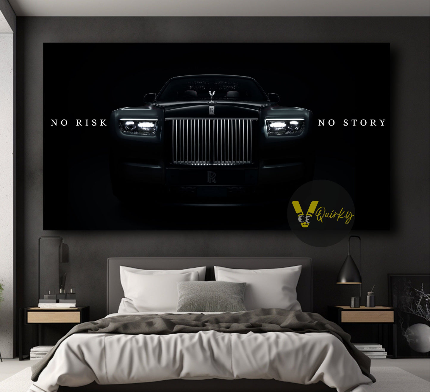 Rolls-Royce No Risk No Story Canvas Painting