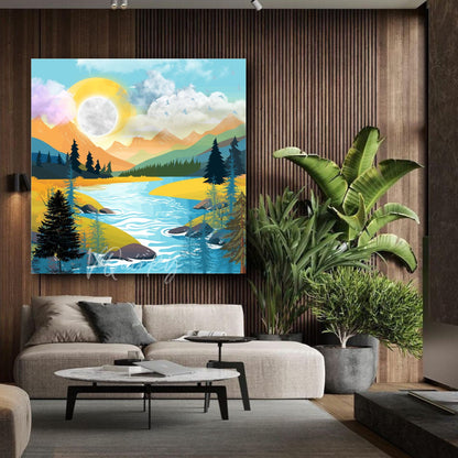 Nature at its best Canvas Painting