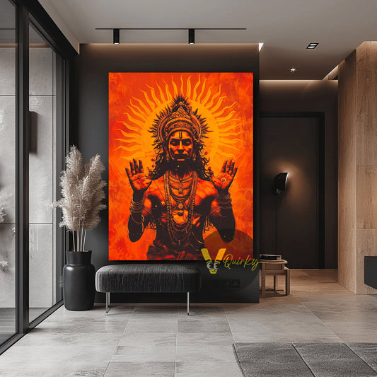 Sun GOD Canvas Painting