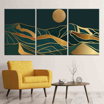 Boho Amazing - Set Of 3 Canvas Painting