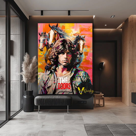 Jim Morrison Canvas Painting