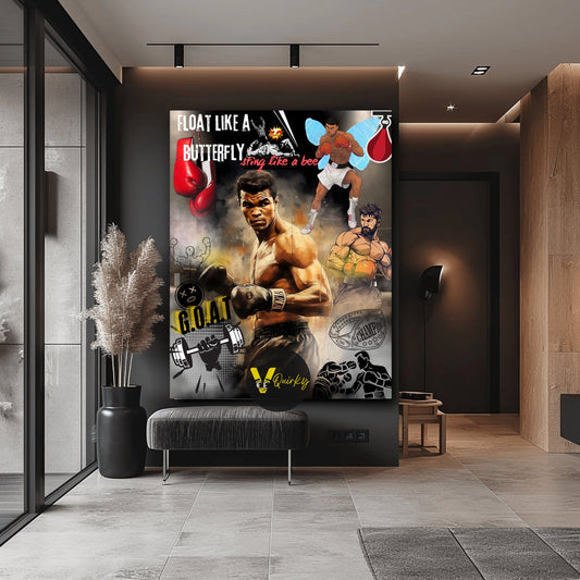 Muhammad Ali Canvas Painting