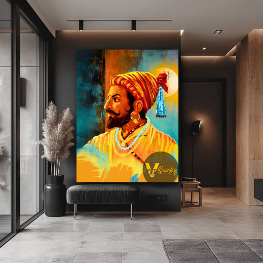 Chhatrapati Shivaji Maharaj Canvas Painting