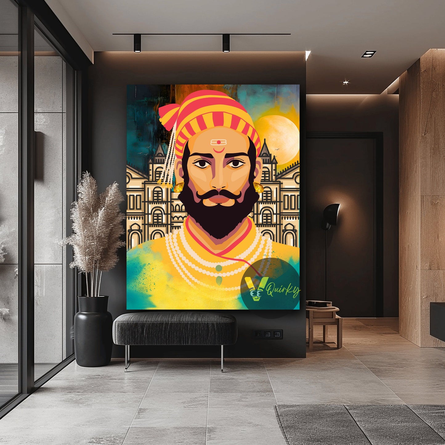 Chhatrapati Shivaji Maharaj V1 Canvas Painting