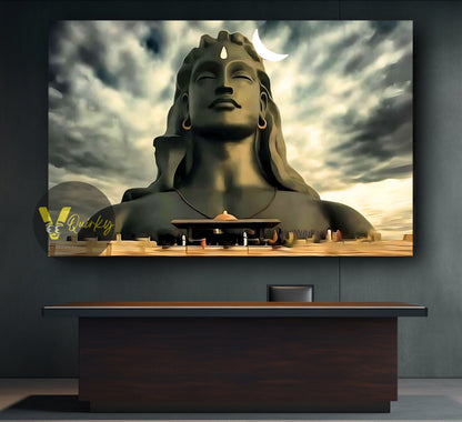 Adiyogi Shiv Ji Canvas Painting