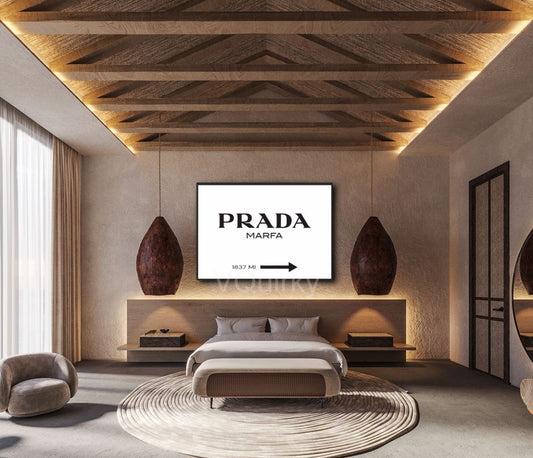 Prada Canvas Painting