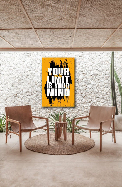 Your Limit Is Your Mind Canvas Painting