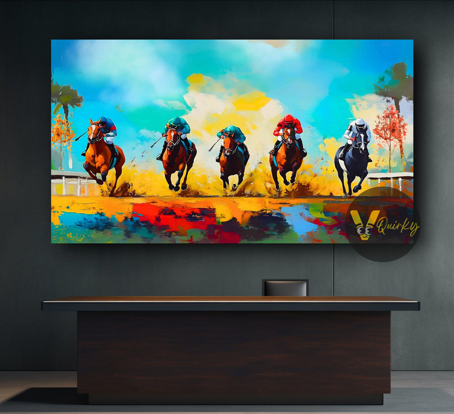 Running Horses Canvas Painting