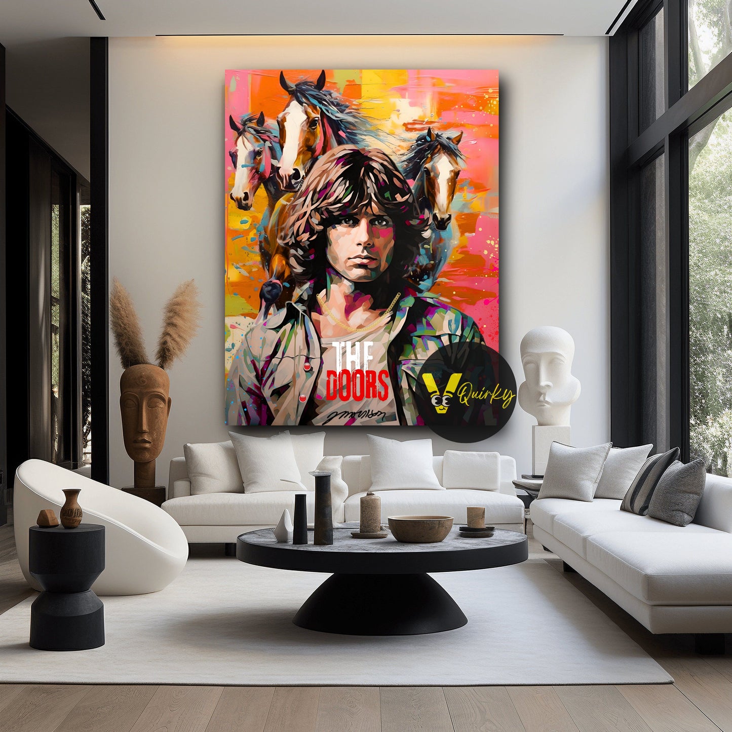 Jim Morrison Canvas Painting