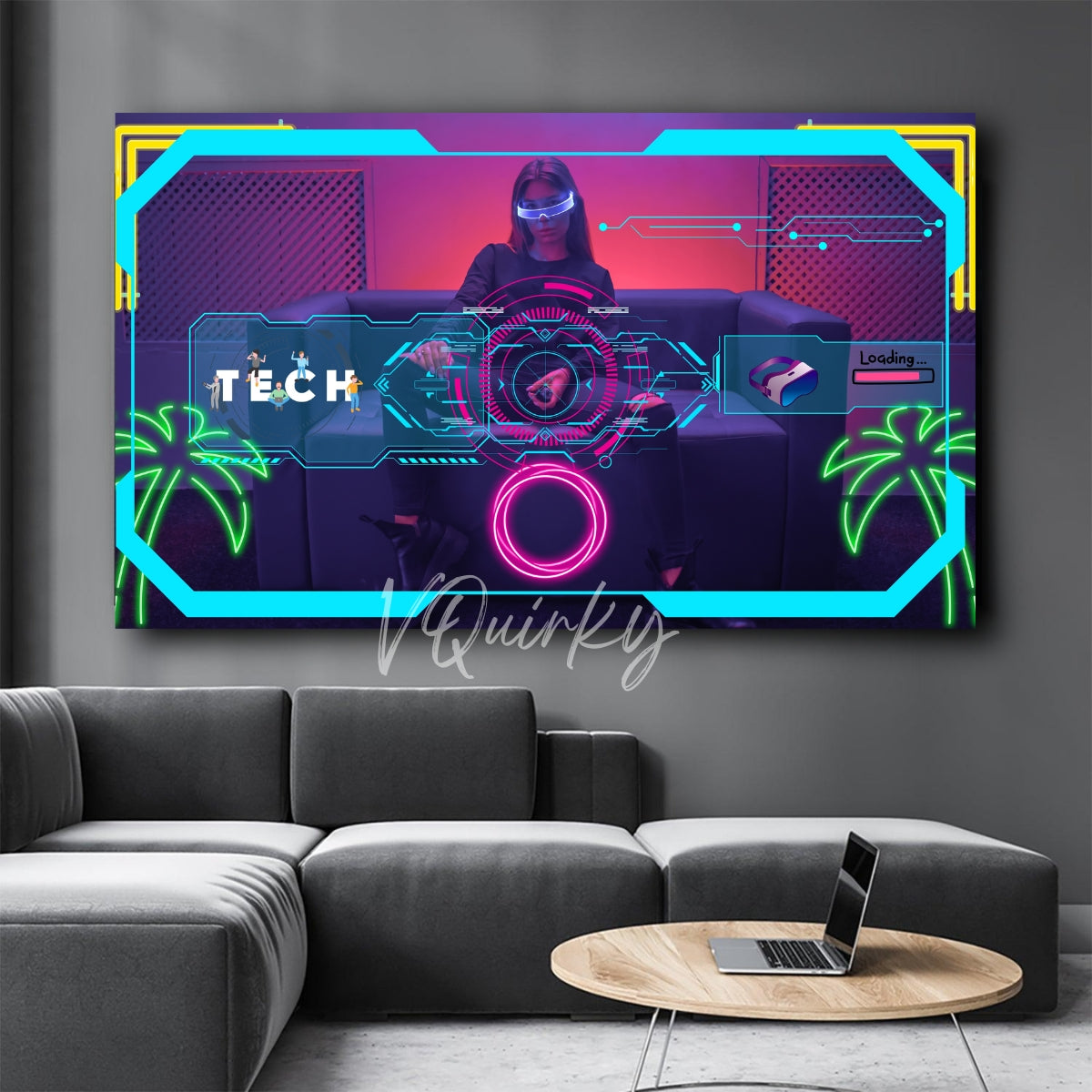 Apple Vision Pro Technology Canvas Painting