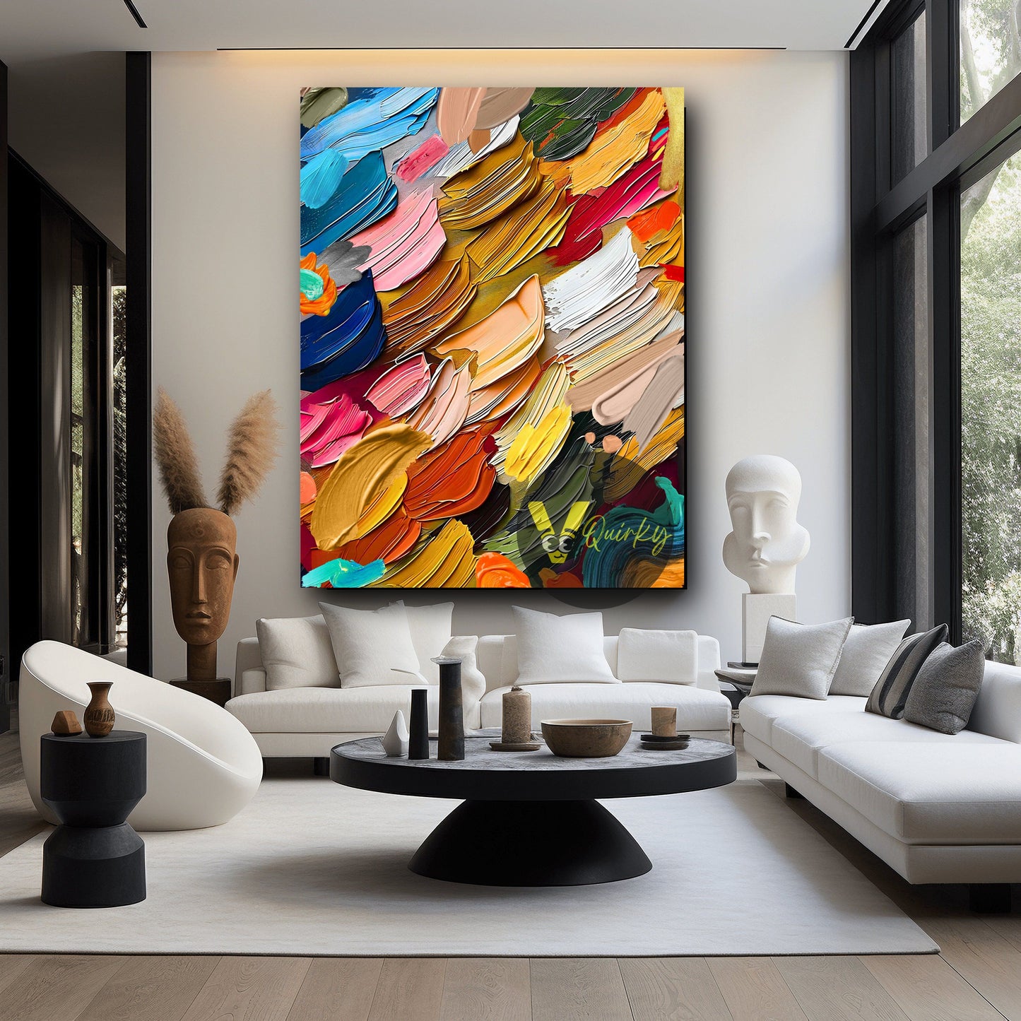 Abstract Paint 3d Art Canvas Painting