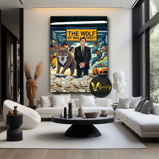 Leonardo The Wolf Of Wall Street V1 Canvas Painting