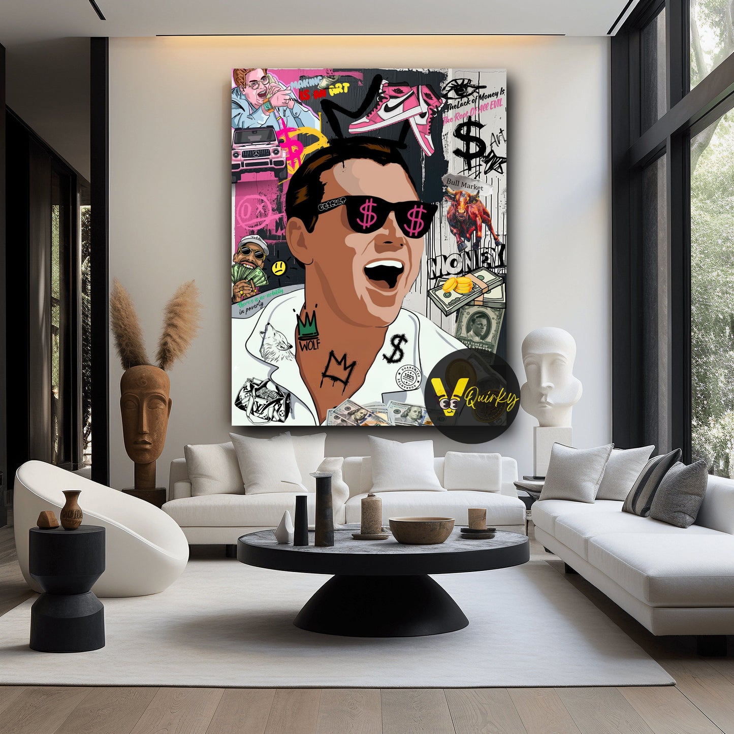 Leonardo The Wolf Of Wall Street Canvas Painting