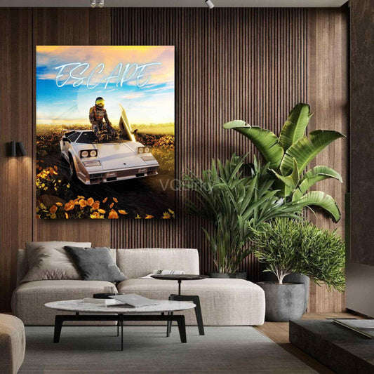 Escape Premium Canvas Wall Painting