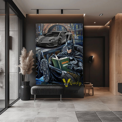 Batman Vertical Canvas Painting